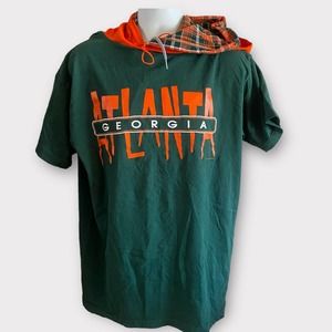 Vintage Atlanta Georgia 1994 Hooded Tee Made in USA
